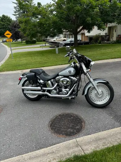 2012 Fatboy 8822 km one owner bike asking $10,300.00