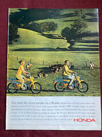 1965 Honda Trail 90 Original Ad