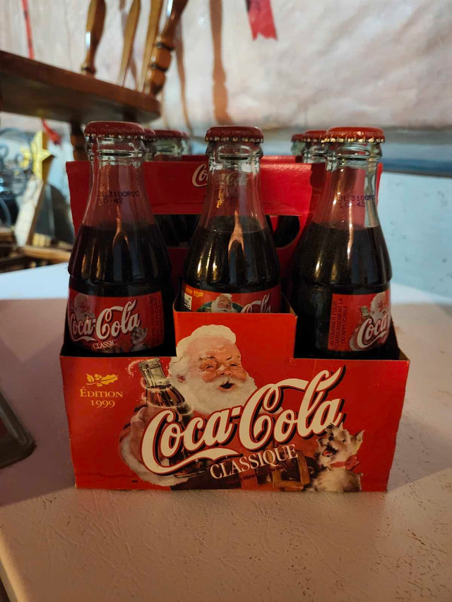 Coca Cola Unopened 6 pack bottles in Like New Condition in Arts & Collectibles in Barrie - Image 3