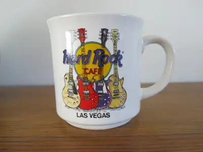 From a pet free and smoke free home. For sale a ceramic COFFEE MUG from the HARD ROCK CAFE in LAS VE...