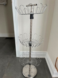 Lavish home - three tier revolving shoe tree