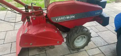 5 HP Yard-Man Rototiller, heavy duty machine, works great, pickup in St Catharines, delivery is avai...