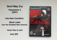 Devil May Cry ( Playstation 2) - Like New - only $20 !