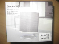 FLEXSON DESK STAND FOR SONOS PLAY 1 Wireless Speaker. Wall Mount