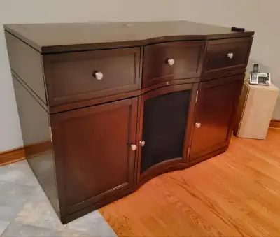 Motorized 55” TV  Stand & Cabinet, View more