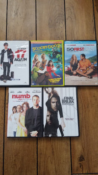 5 Teen/Adult Movies (DVDs)