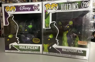 Funko pop Disney Excl Sleeping Beauty Maleficent Dragon glow, View more