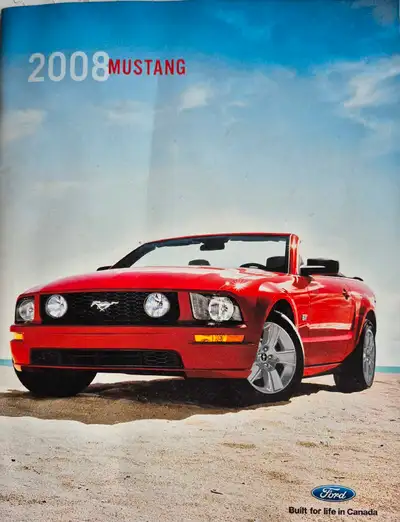 Brand new 2008 Ford Mustang Canadian sales brochure.