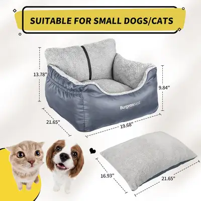save $97: BurgeonNest Washable Small Pet Car Seat, Under 25lb,, View more