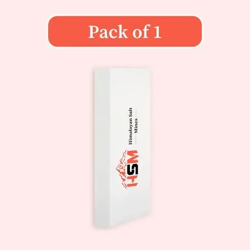 White Salt Tiles Pack of 8x4x1 - Salt Tiles for Salt Wall