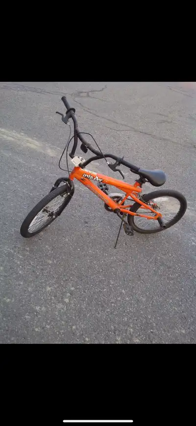 $80 for 20” intruder supercycle orange bmx bike, View more