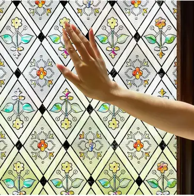 Coavas Window Films for Privacy Stained Glass Window Film Uv ..., View more