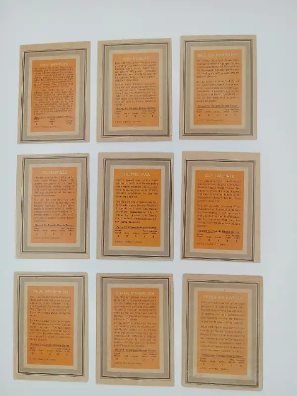 Team Canada 72 complete set of hockey cards in Arts & Collectibles in City of Montréal - Image 6