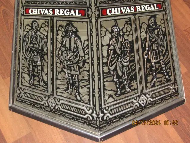 Vintage CHIVAS REGAL Large Bar Wall Mirror Medieval Scotch in Arts & Collectibles in St. Catharines - Image 5