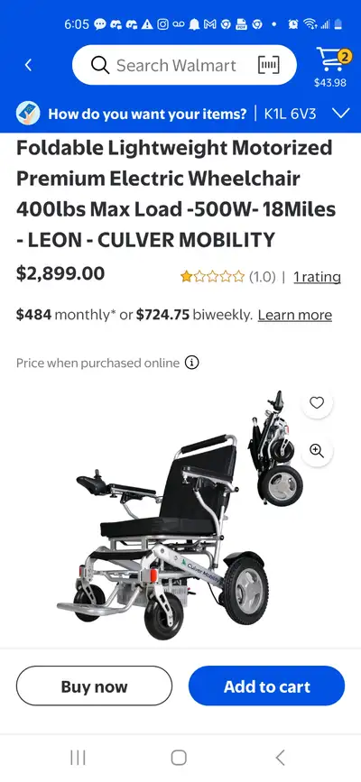 PREMIUM LIGHTWEIGHT ELECTRIC  WHEELCHAIR EXCELLENT CONDITION, View more