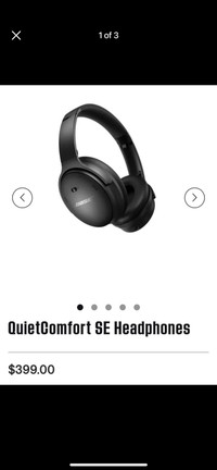 Bose Quiet Comfort SE headphones 