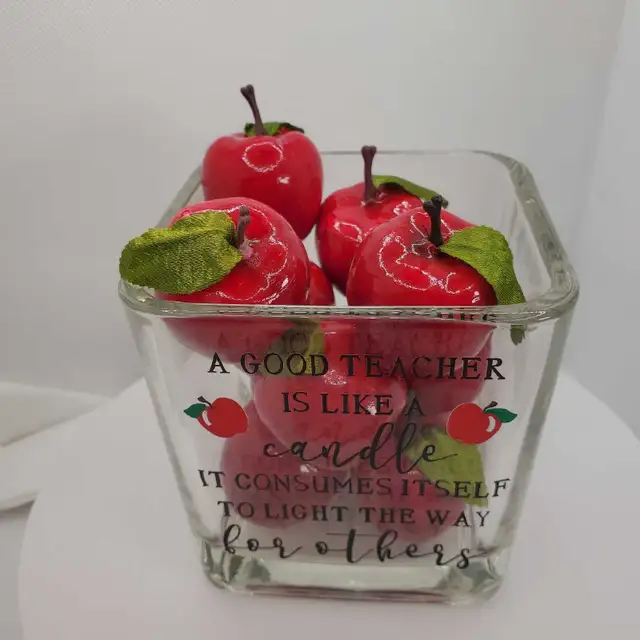 Square Votive Candle HolderW DecorativeApples-Pick up in Orleans in Home Décor & Accents in Ottawa - Image 3