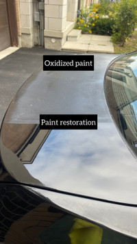 Oxidized paint restoration 