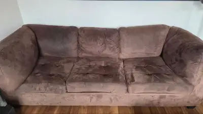 Free - Brown Sofa, View more