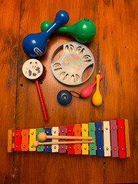 Kids mixed MUSIC INSTRUMENTS - 8 pieces