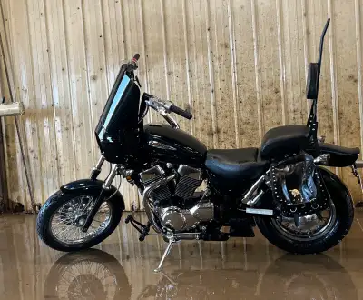 2002 intruder 1400 laundry list done to the bike fresh battery for this season aswell as fresh brake...