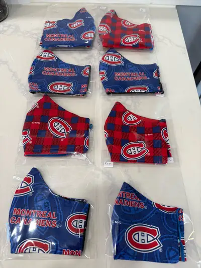 NHL face masks-sizes-$7./$5./$3., View more