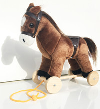 Brand new baby pull toy horse 1-3 years old