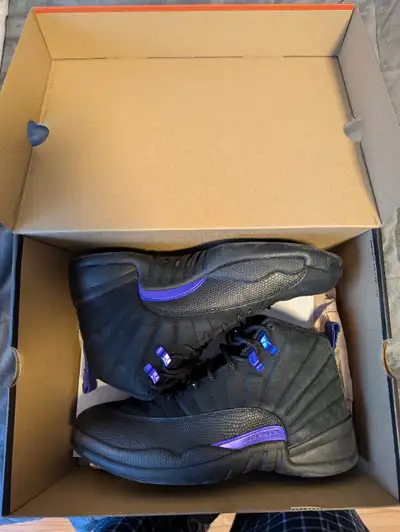 Jordan 12 Retro Black Dark Concord, View more