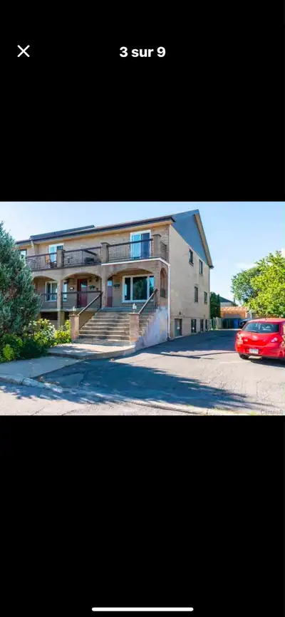 GRAND 3 ½ LUMINEUX – 2 STATIONNEMENTS (Disponible 1er sept.) Caractéristiques du logement : * Cuisin...