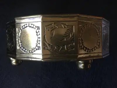 Munich Arts & Crafts Brass Bowl Candy Dish by NMK, c.1919, View more