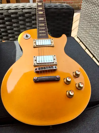 1971-73 Greco Les Paul Style Lawsuit Era Goldtop Guitar, View more
