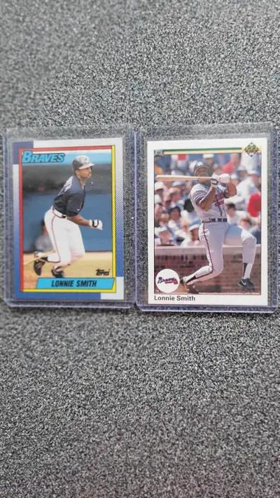 Atlanta Braves Lonnie Smith 2 Carte baseball Card, View more