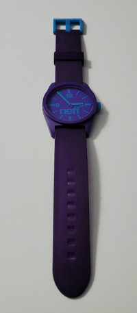 Neff Purple Wristwatch - Very Good Condition