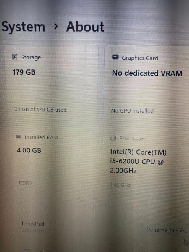 Lenovo ThinkPad in Laptops in North Bay - Image 4