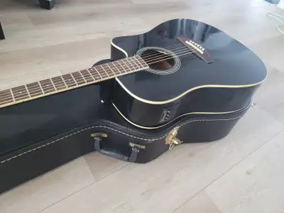 Ibanez Acoustic Dreadnought Guitar with Hard case, View more