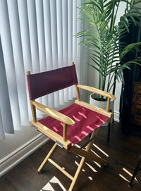 Folding canvas chair 