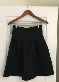 Girls from Savoy (Anthro) - Ponte Bell Skirt - Navy - Size M/L