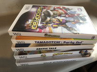 Five Nintendo Wii Games