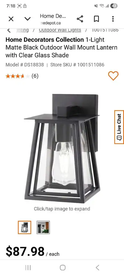 New Exterior wall light  fixture lantern, View more