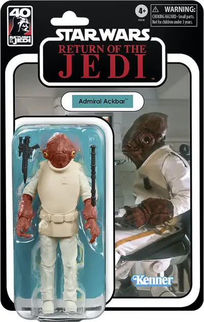 Star Wars The Black Series ROTJ 40th Anniversary Admiral Ackbar, View more