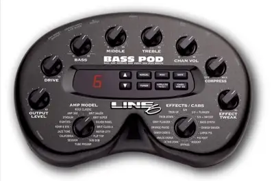 Line6 Bass Pod Bass Amp Modeler, View more