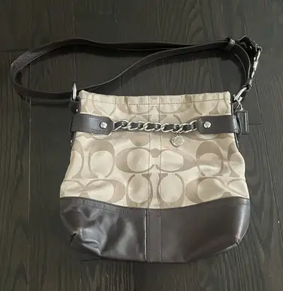 Coach vintage monogram chain shoulder/crossbody bag, View more