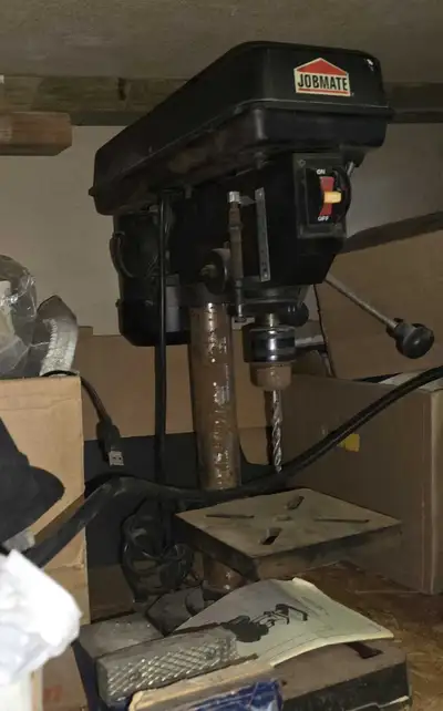 Table top drill press works great, View more