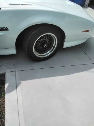 White convertible 5 litre engine new tires and more
