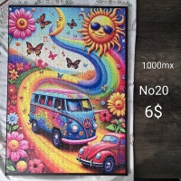 Choice 3: 1000-piece puzzles, price as shown in photo, see description, 1