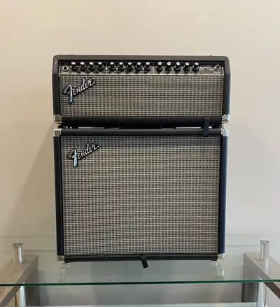 Fender Stage 100 W DSP Guitar Amp Head, Cab, and Footswitch, View more