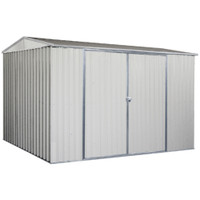 8ft x 11ft Galvanized Metal Storage Shed