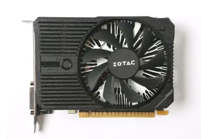 Zotac GTX 1050 Mini 2GB GDDR5 Graphics Card https://www.techpowerup.com/gpu-specs/zotac-gtx-1050-min...