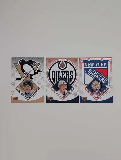2009-10 Upper Deck Hockey Face of the Franchise Series 1 – Lot Includes: #FF1, FF4, FF7