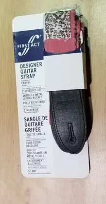 First Act Designer Guitar Straps, View more
